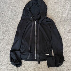 Bombshell Sportswear Signature Black Zip-Up Jacket